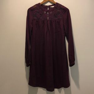 Purple dress with details - Brave Soul